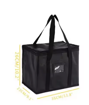 Grote Geïsoleerde Koeltas – Thermische Lunch Tas 16L–70L voor Bezorging, Camping en Picknick