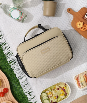 Geïsoleerde Lunch Tas – Compacte Bento Koeltas met Aluminium Binnenlaag voor Werk en School
