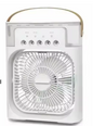 Draagbare Aircooler Ventilator – 3-in-1 Luchtkoeler, Luchtbevochtiger en Mist Fan met LED Verlichting