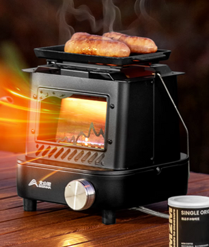 Draagbare Camping Kachel – Multifunctionele Gas Heater voor Outdoor, Vissen en Picknick