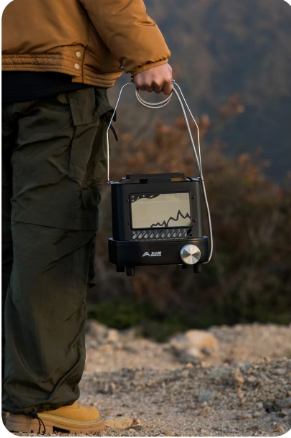 Draagbare Camping Kachel – Multifunctionele Gas Heater voor Outdoor, Vissen en Picknick