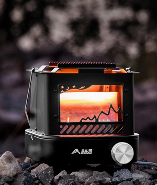 Draagbare Camping Kachel – Multifunctionele Gas Heater voor Outdoor, Vissen en Picknick