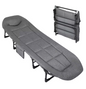 Opvouwbaar Camping Bed – Draagbare Veldbed met Matras en Kussen voor Outdoor en Indoor