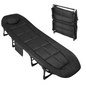 Opvouwbaar Camping Bed – Draagbare Veldbed met Matras en Kussen voor Outdoor en Indoor