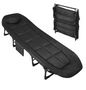 Opvouwbaar Camping Bed – Draagbare Veldbed met Matras en Kussen voor Outdoor en Indoor