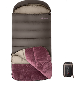 XL Camping Slaapzak – Winter Slaapzak Lichtgewicht en Extra Ruim voor Outdoor, Hiking en Vissen