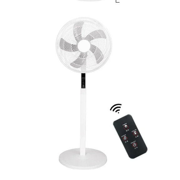 Staande Ventilator 40 cm – Elektrische Vloerventilator met Afstandsbediening en Timer