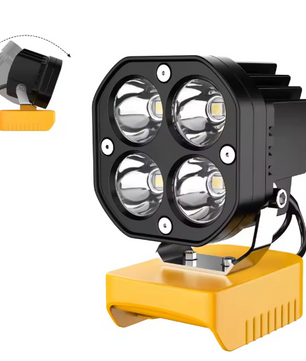 Krachtige LED Werklamp 40W 6000LM – Draagbare Camping Lamp op Accu voor Outdoor en Werkplaats