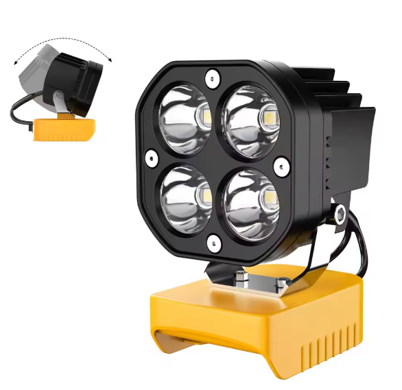 Krachtige LED Werklamp 40W 6000LM – Draagbare Camping Lamp op Accu voor Outdoor en Werkplaats