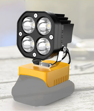 Krachtige LED Werklamp 40W 6000LM – Draagbare Camping Lamp op Accu voor Outdoor en Werkplaats