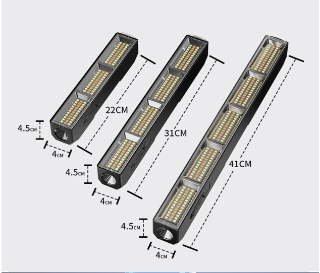 LED Camping Lamp Buis – Oplaadbare Magnetische Outdoor Lamp met Dimbaar Licht en SOS Functie