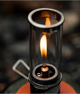 Camping Gas Lamp – Draagbare Butaan Lantaarn met Regelbare Vlam en Windbescherming