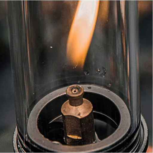 Camping Gas Lamp – Draagbare Butaan Lantaarn met Regelbare Vlam en Windbescherming