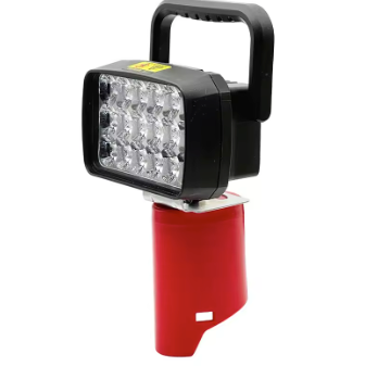 LED Werklamp – Draagbare Spotlamp met 18 LED’s voor 12V Accu, Outdoor en Werkplaats