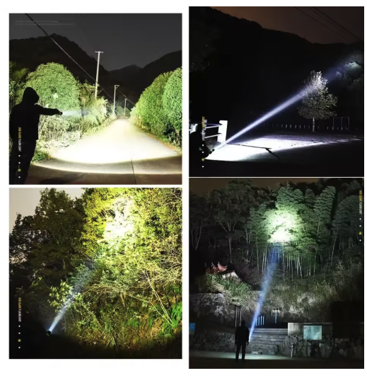Krachtige LED Zaklamp – Oplaadbare Tactical Torch met Zoom en Waterbestendig Design