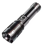 Krachtige LED Zaklamp – Oplaadbare High Power Torch met Dubbel Licht en Waterbestendig Design