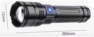 Ultra Krachtige LED Zaklamp – Oplaadbare Tactical Torch 15000mAh met Zoom en Powerbank