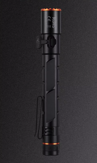 Mini LED Zaklamp – Oplaadbare Penlight met Zoom en Magneet, Compact en Krachtig