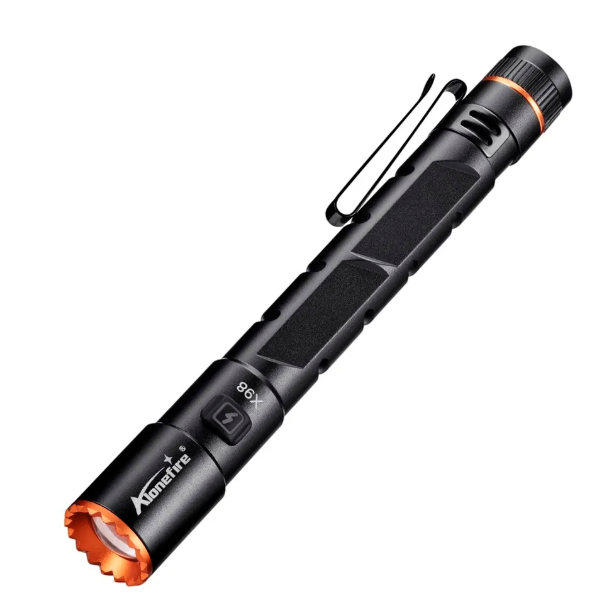 Mini LED Zaklamp – Oplaadbare Penlight met Zoom en Magneet, Compact en Krachtig