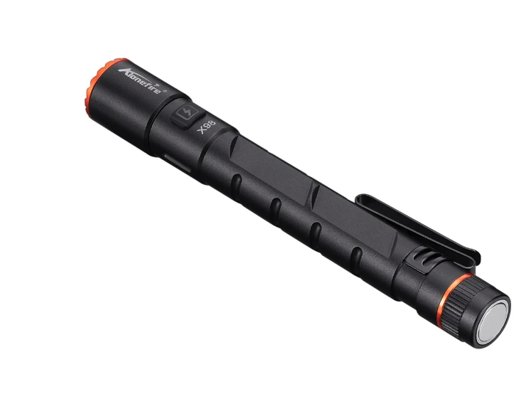 Mini LED Zaklamp – Oplaadbare Penlight met Zoom en Magneet, Compact en Krachtig