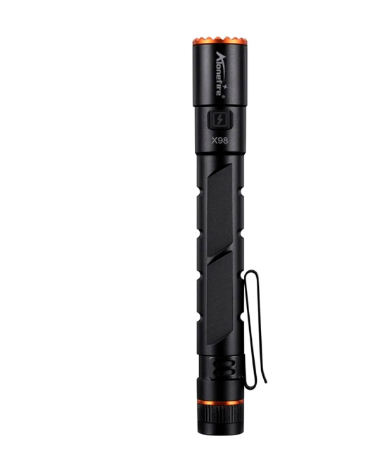 Mini LED Zaklamp – Oplaadbare Penlight met Zoom en Magneet, Compact en Krachtig