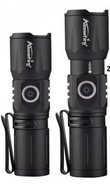 Mini LED Zaklamp – Oplaadbare Zoom Zaklamp met USB-C, Compact en Krachtig