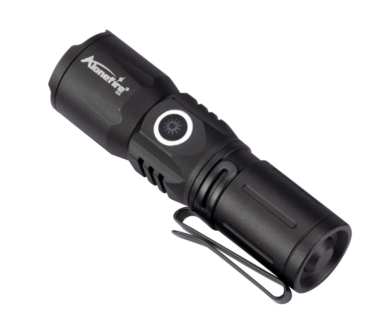 Mini LED Zaklamp – Oplaadbare Zoom Zaklamp met USB-C, Compact en Krachtig