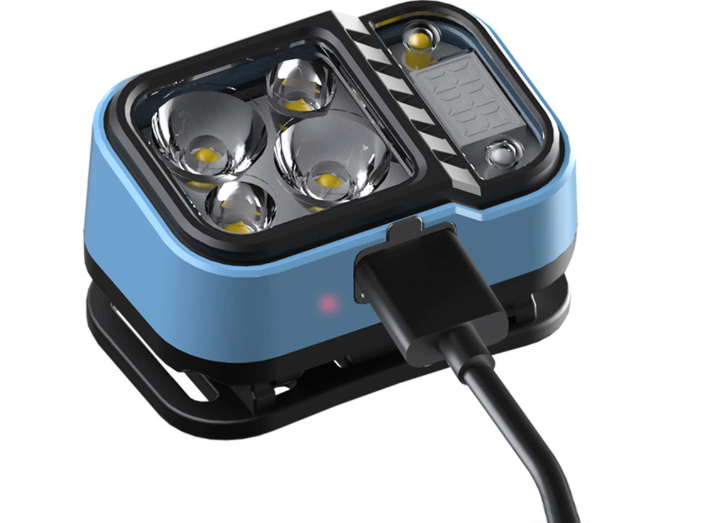 LED Hoofdlamp – Oplaadbare USB-C Hoofdlamp met Sensor en Batterij Display, Waterdicht