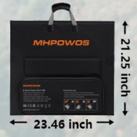 Draagbaar Opvouwbaar Zonnepaneel 220W – Krachtige Solar Charger voor Camping en Outdoor Gebruik