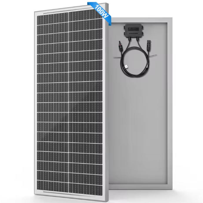 Monokristallijn Zonnepaneel 100W – Efficiënt Solar Paneel voor Accu en Off-Grid Gebruik