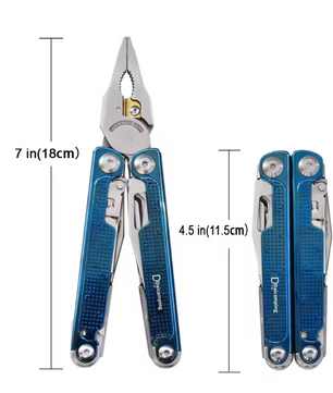 Multitool Tang 20-in-1 – Opvouwbare Multitool met Mes, Schaar en Schroevendraaiers