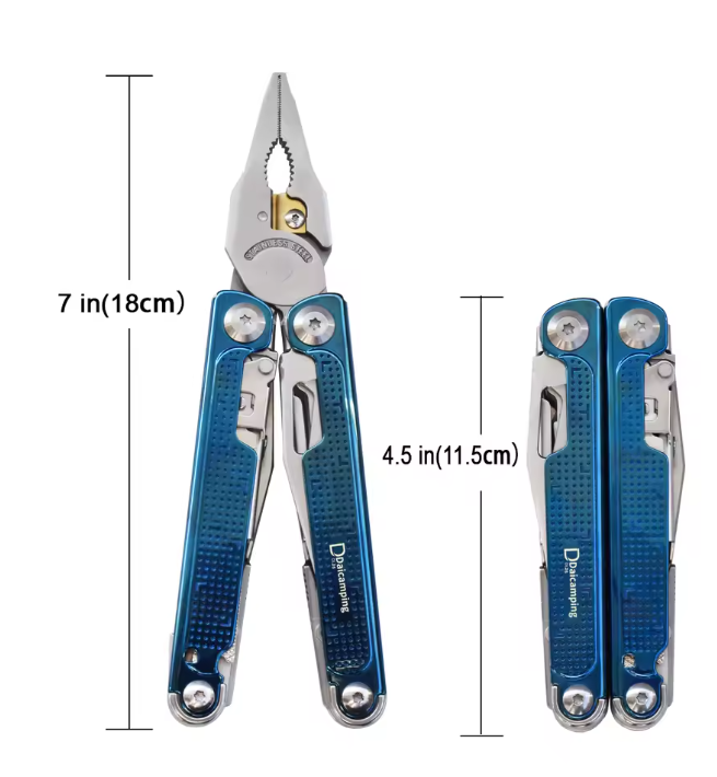 Multitool Tang 20-in-1 – Opvouwbare Multitool met Mes, Schaar en Schroevendraaiers