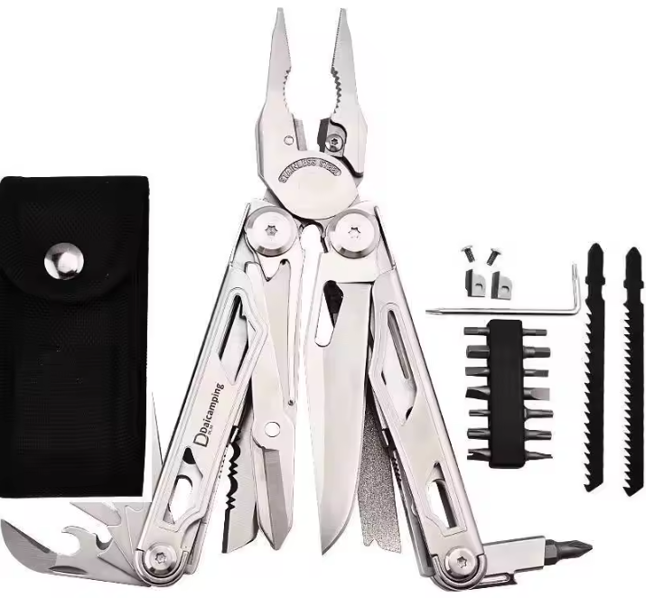 Multitool Tang 20-in-1 – Opvouwbare Multitool met Mes, Schaar en Schroevendraaiers