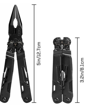 Multitool Tang 18-in-1 – Compacte Opvouwbare Multitool met Mes voor Outdoor en EDC