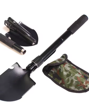 Multifunctionele Opvouwbare Schep – Telescopische Survival Schop voor Camping, Tuin en Outdoor