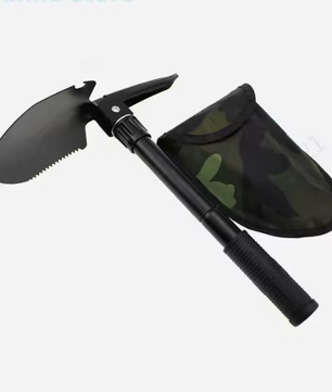 Multifunctionele Opvouwbare Schep – Telescopische Survival Schop voor Camping, Tuin en Outdoor