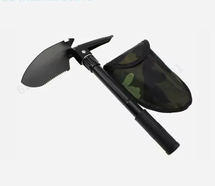 Multifunctionele Opvouwbare Schep – Telescopische Survival Schop voor Camping, Tuin en Outdoor