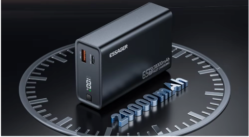 Powerbank 20000mAh – 65W Fast Charge USB-C voor Laptop en Smartpho
