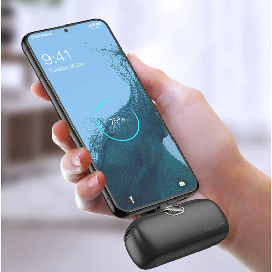 Mini Powerbank 5000mAh – Fast Charge Compacte Oplader met USB-C
