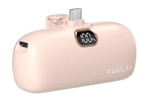 Mini Powerbank 5000mAh – Fast Charge Compacte Oplader met USB-C