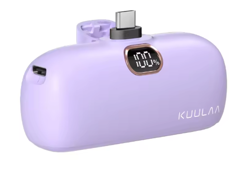 Mini Powerbank 5000mAh – Fast Charge Compacte Oplader met USB-C