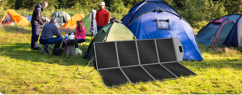 Draagbaar Zonnepaneel 400W – Opvouwbare Solar Charger met Hoge Efficiëntie en IP65 Bescherming
