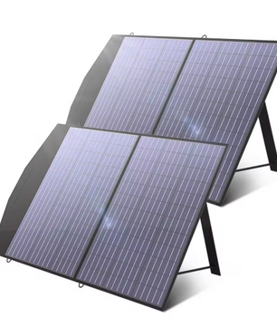 Draagbaar Zonnepaneel 100W – Opvouwbare Solar Charger met Hoge Efficiëntie en IP66 Waterbestendig Design