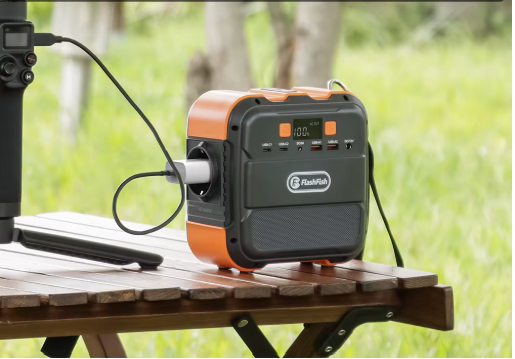 Draagbare Power Station 120W – Mini Generator 230V met 97Wh Batterij en Solar Oplaadoptie