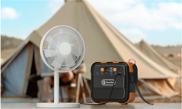 Draagbare Power Station 120W – Mini Generator 230V met 97Wh Batterij en Solar Oplaadoptie