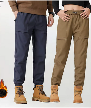 Winter Fleece Broek – Waterafstotende Outdoor Jogger met Winddichte en Warme Voering