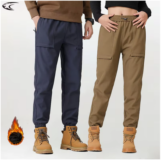 Winter Fleece Broek – Waterafstotende Outdoor Jogger met Winddichte en Warme Voering