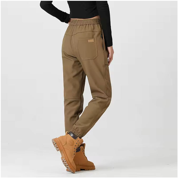 Winter Fleece Broek – Waterafstotende Outdoor Jogger met Winddichte en Warme Voering