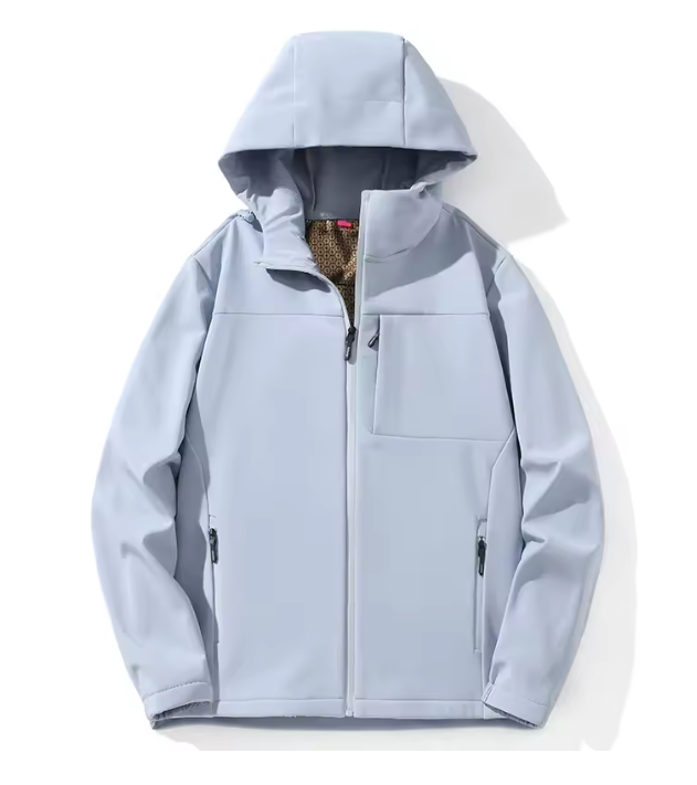 Dames Softshell Jas – Waterdichte Winddichte Fleece Outdoor Jas met Capuchon
