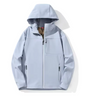 Dames Softshell Jas – Waterdichte Winddichte Fleece Outdoor Jas met Capuchon